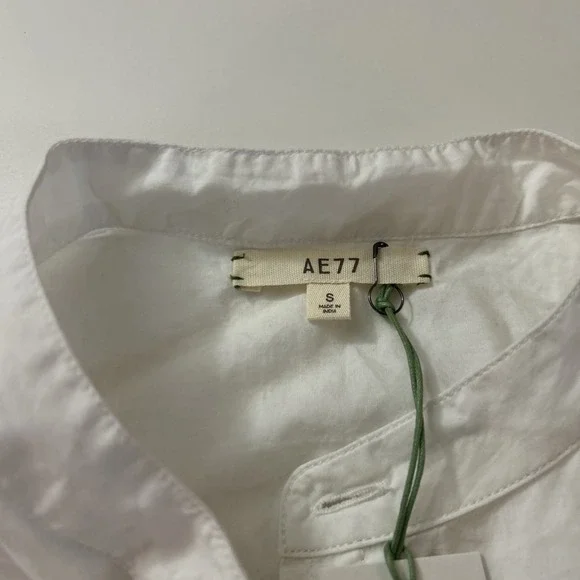 Ae77 By American Eagle Premium Organic Cotton Blouse NWT $148 Retail Sz Small - Picture 5 of 6